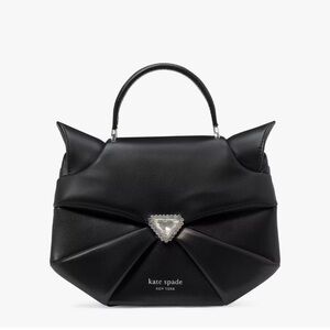 Kate Spade Whiskers Smooth Leather 3D Cat Crossbody
